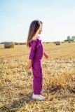 Kalhoty LOOSE purpur
