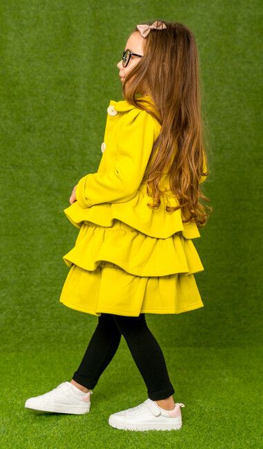 Kabát volánový™ žlutozelený